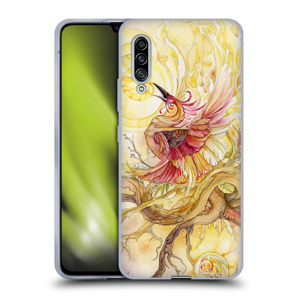 Stephanie Law Art Phoenix Soft Gel Case for Samsung Galaxy A90 5G (2019)