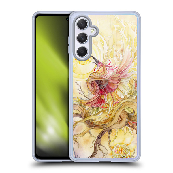Stephanie Law Art Phoenix Soft Gel Case for Samsung Galaxy M54 5G