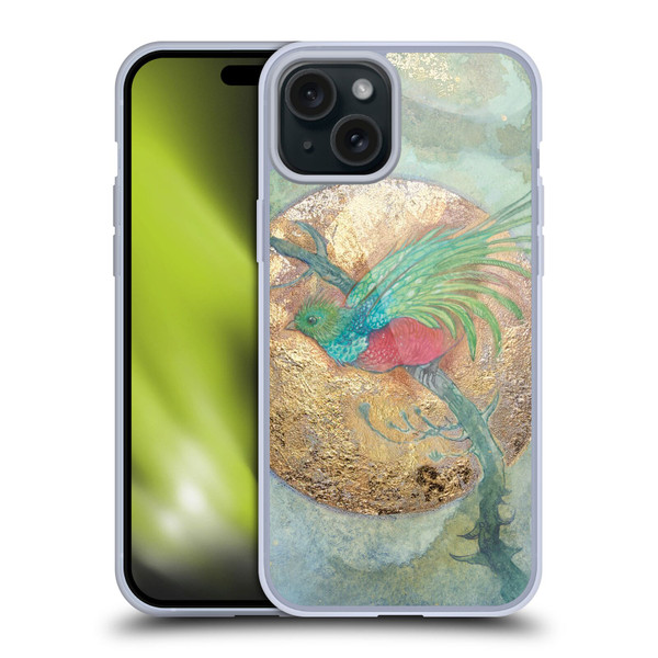 Stephanie Law Graphics Bird Soft Gel Case for Apple iPhone 15 Plus