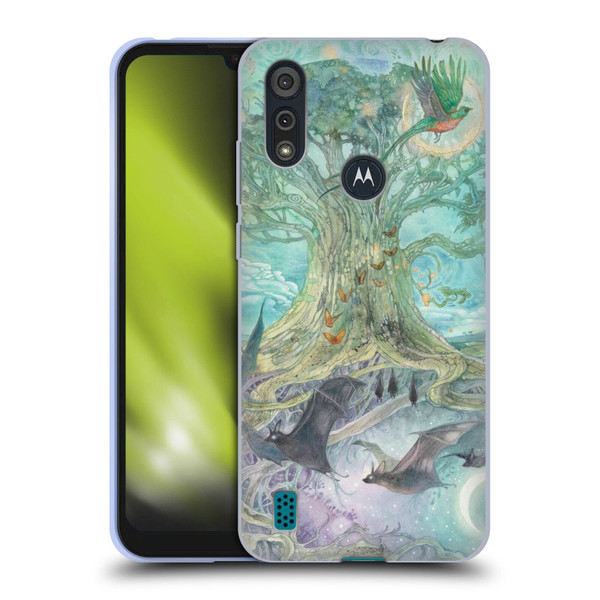 Stephanie Law Graphics Tree Soft Gel Case for Motorola Moto E6s (2020)