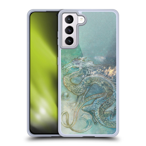 Stephanie Law Graphics Dragon Soft Gel Case for Samsung Galaxy S21+ 5G