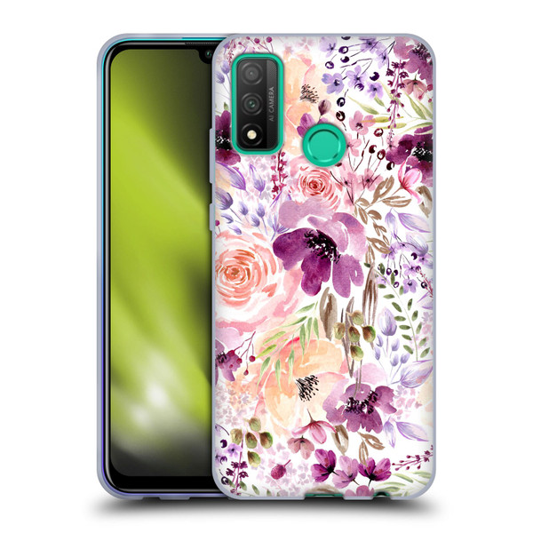 Anis Illustration Bloomers Floral Chaos Soft Gel Case for Huawei P Smart (2020)