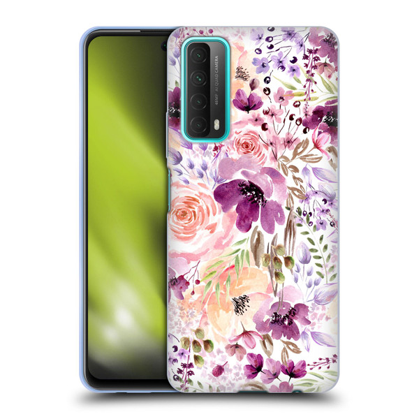 Anis Illustration Bloomers Floral Chaos Soft Gel Case for Huawei P Smart (2021)