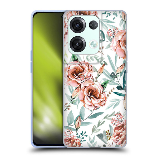 Anis Illustration Bloomers White Soft Gel Case for OPPO Reno8 Pro