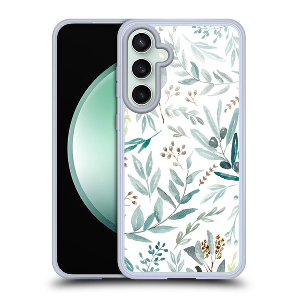 Anis Illustration Bloomers Eucalyptus Soft Gel Case for Samsung Galaxy S23 FE 5G