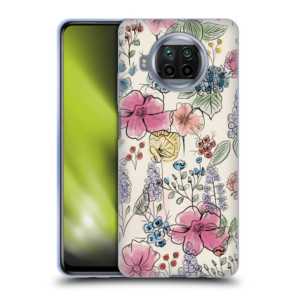 Anis Illustration Floral Pattern Wild Garden Soft Gel Case for Xiaomi Mi 10T Lite 5G