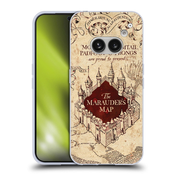 Harry Potter Prisoner Of Azkaban II The Marauder's Map Soft Gel Case for Nothing Phone (2a)