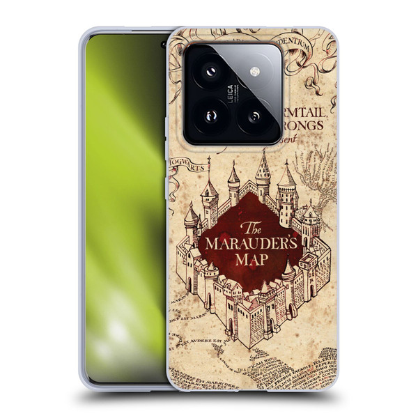 Harry Potter Prisoner Of Azkaban II The Marauder's Map Soft Gel Case for Xiaomi 14 Pro