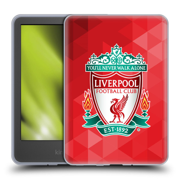 Liverpool Football Club Crest 1 Red Geometric 1 Soft Gel Case for Amazon Kindle 11th Gen 6in 2022