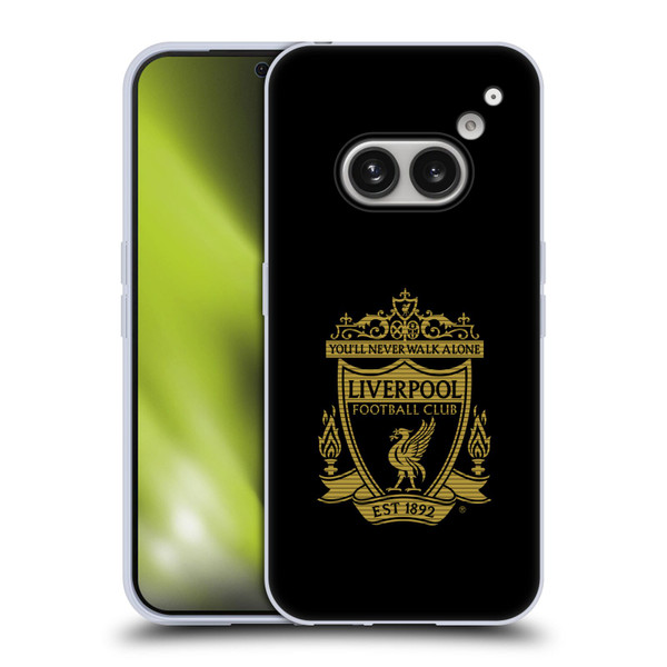 Liverpool Football Club Crest 2 Black 2 Soft Gel Case for Nothing Phone (2a)