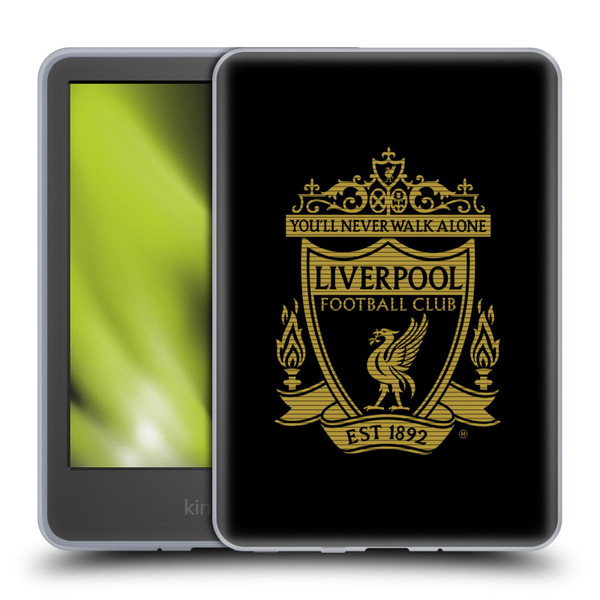 Liverpool Football Club Crest 2 Black 2 Soft Gel Case for Amazon Kindle 11th Gen 6in 2022