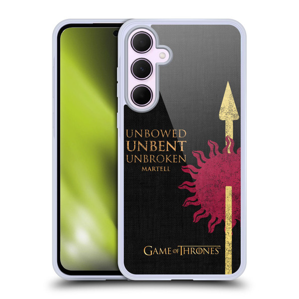 HBO Game of Thrones House Mottos Martell Soft Gel Case for Samsung Galaxy A35 5G
