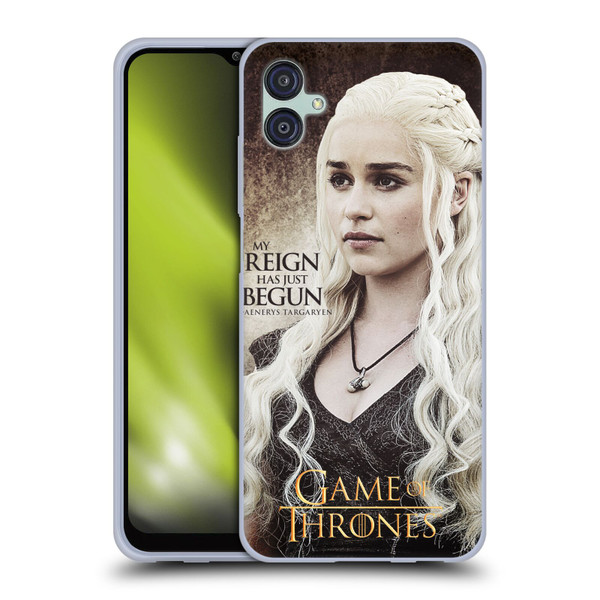 HBO Game of Thrones Character Quotes Daenerys Targaryen Soft Gel Case for Samsung Galaxy M04 5G / A04e