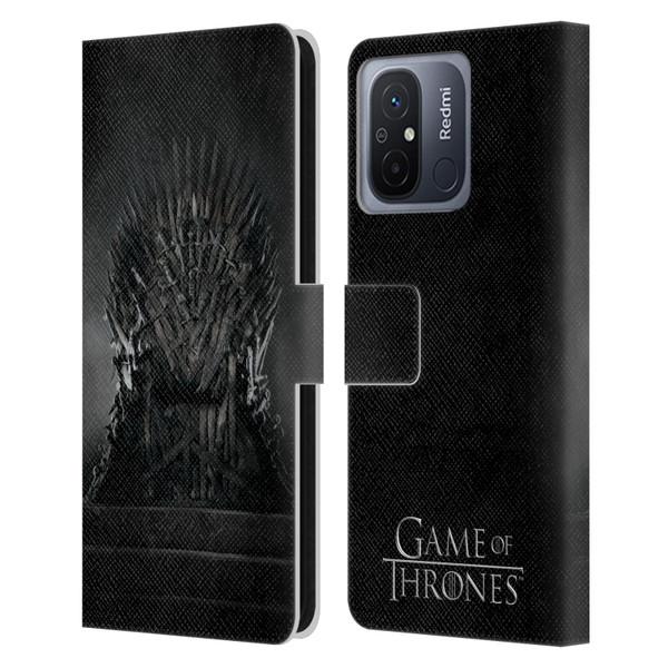 HBO Game of Thrones Key Art Iron Throne Leather Book Wallet Case Cover For Xiaomi Redmi 12C