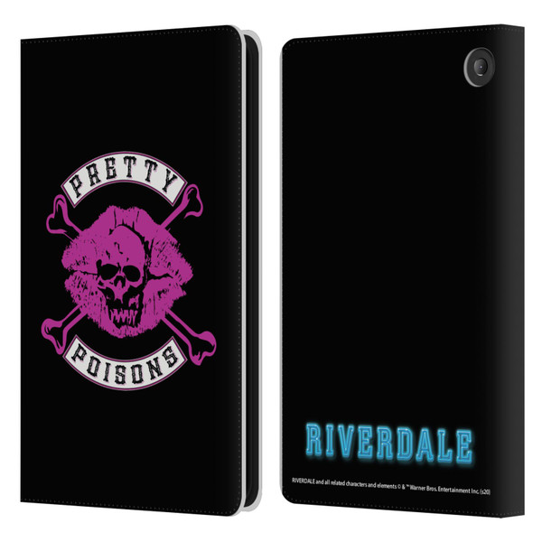 Riverdale Graphic Art Pretty Poisons Leather Book Wallet Case Cover For Amazon Fire 7 2022