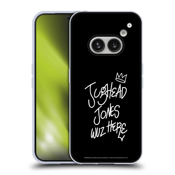 Riverdale Graphic Art Jughead Wuz Here Soft Gel Case for Nothing Phone (2a)