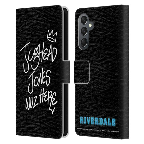 Riverdale Graphic Art Jughead Wuz Here Leather Book Wallet Case Cover For Samsung Galaxy A25 5G