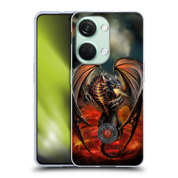 Anne Stokes Dragons Lava Soft Gel Case for OnePlus Nord 3 5G