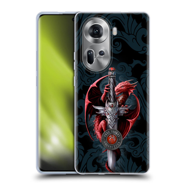 Anne Stokes Dragons Dagger Soft Gel Case for OPPO Reno11