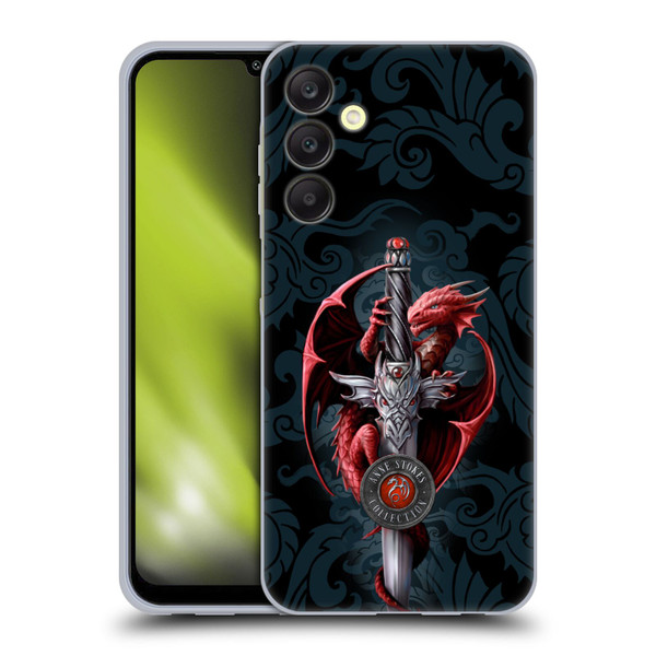 Anne Stokes Dragons Dagger Soft Gel Case for Samsung Galaxy A25 5G