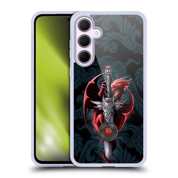 Anne Stokes Dragons Dagger Soft Gel Case for Samsung Galaxy A35 5G