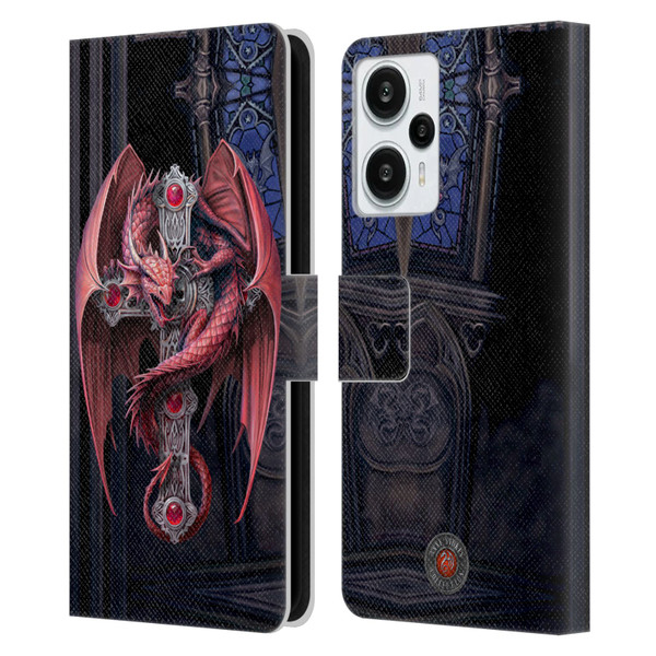 Anne Stokes Dragons Gothic Guardians Leather Book Wallet Case Cover For Xiaomi Redmi Note 12T