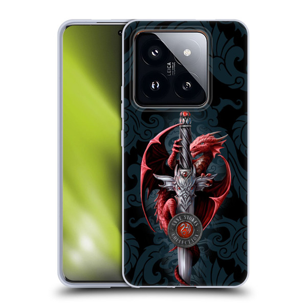 Anne Stokes Dragons Dagger Soft Gel Case for Xiaomi 14 Pro