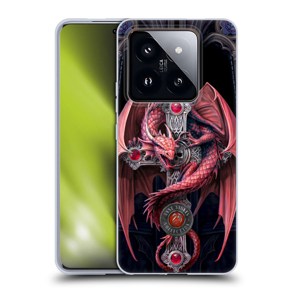 Anne Stokes Dragons Gothic Guardians Soft Gel Case for Xiaomi 14 Pro