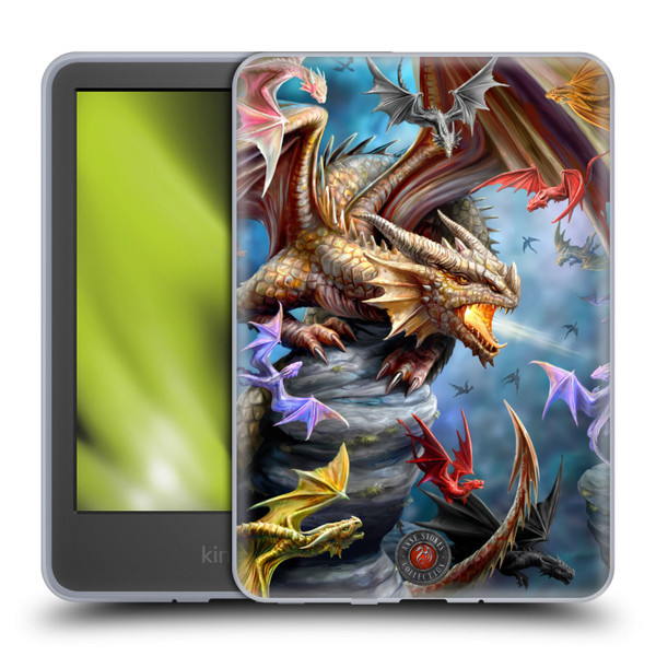 Anne Stokes Dragons 4 Clan Soft Gel Case for Amazon Kindle 11th Gen 6in 2022