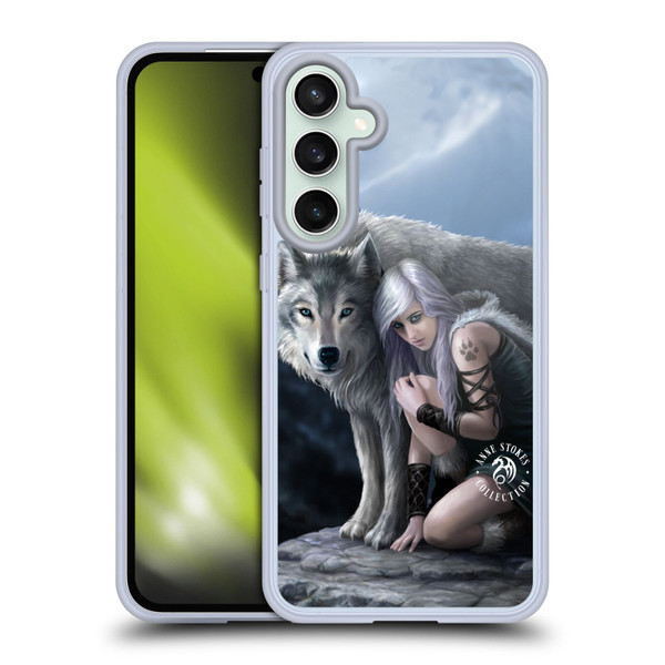 Anne Stokes Wolves Protector Soft Gel Case for Samsung Galaxy S23 FE 5G
