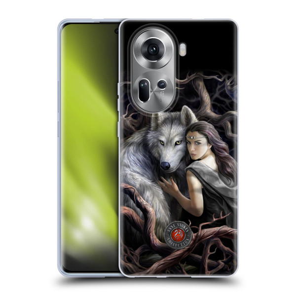 Anne Stokes Wolves 2 Soul Bond Soft Gel Case for OPPO Reno11