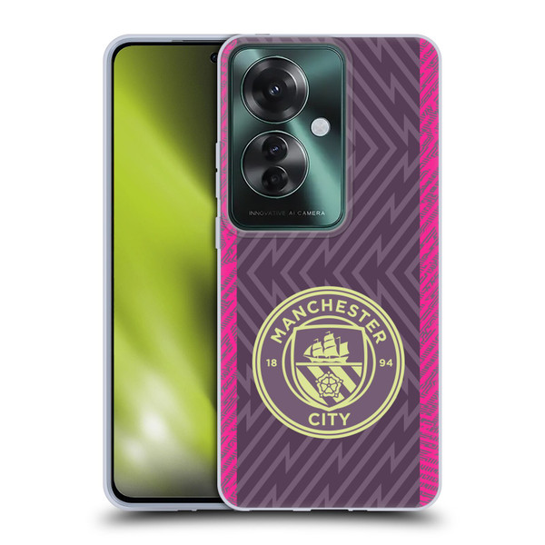 Manchester City Man City FC 2023/24 Badge Kit Home Goalkeeper Soft Gel Case for OPPO Reno11 F 5G / F25 Pro 5G