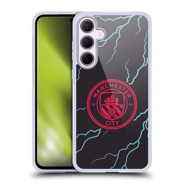 Manchester City Man City FC 2023/24 Badge Kit Third Soft Gel Case for Samsung Galaxy A35 5G