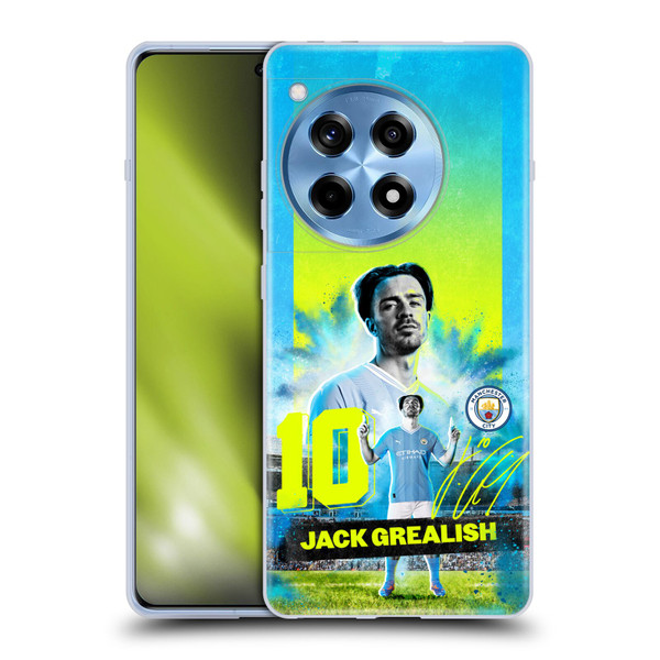 Manchester City Man City FC 2023/24 First Team Jack Grealish Soft Gel Case for OnePlus 12R