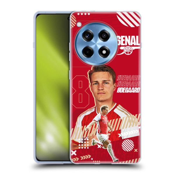 Arsenal FC 2023/24 First Team Martin Ødegaard Soft Gel Case for OnePlus 12R