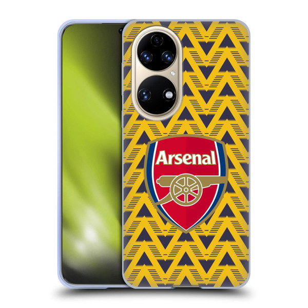 Arsenal FC Logos Bruised Banana Soft Gel Case for Huawei P50