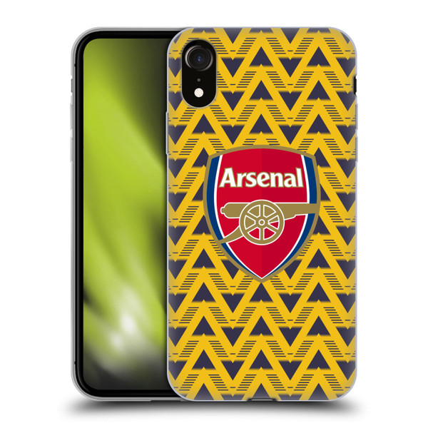 Arsenal FC Logos Bruised Banana Soft Gel Case for Apple iPhone XR