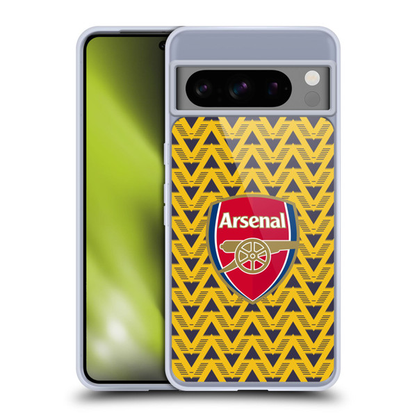 Arsenal FC Logos Bruised Banana Soft Gel Case for Google Pixel 8 Pro