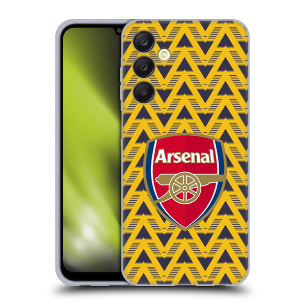Arsenal FC Logos Bruised Banana Soft Gel Case for Samsung Galaxy A25 5G