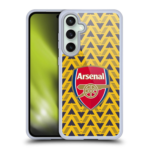 Arsenal FC Logos Bruised Banana Soft Gel Case for Samsung Galaxy S23 FE 5G