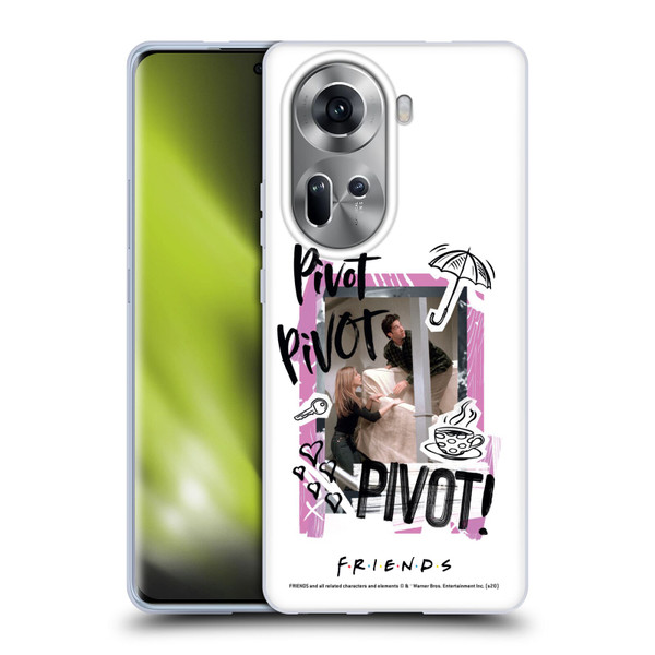 Friends TV Show Doodle Art Pivot Soft Gel Case for OPPO Reno11