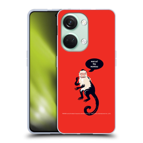 Friends TV Show Iconic Marcel The Monkey Soft Gel Case for OnePlus Nord 3 5G