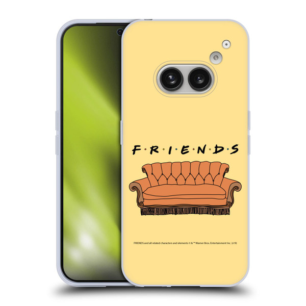 Friends TV Show Iconic Couch Soft Gel Case for Nothing Phone (2a)
