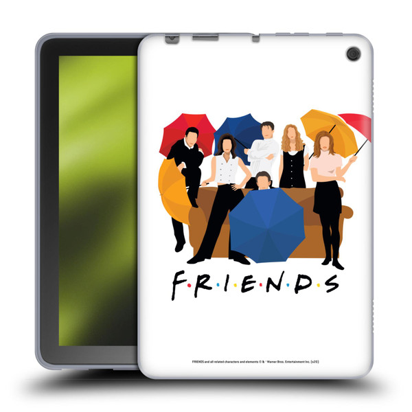 Friends TV Show Key Art Logo Opening Sequence Soft Gel Case for Amazon Fire HD 8/Fire HD 8 Plus 2020