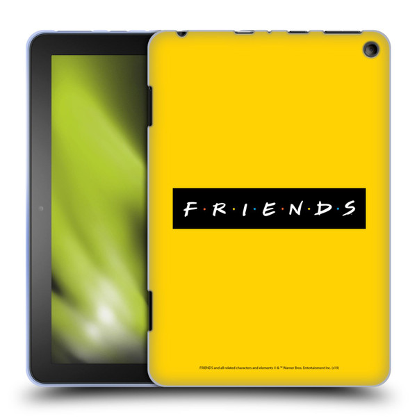 Friends TV Show Logos Pattern Soft Gel Case for Amazon Fire HD 8/Fire HD 8 Plus 2020