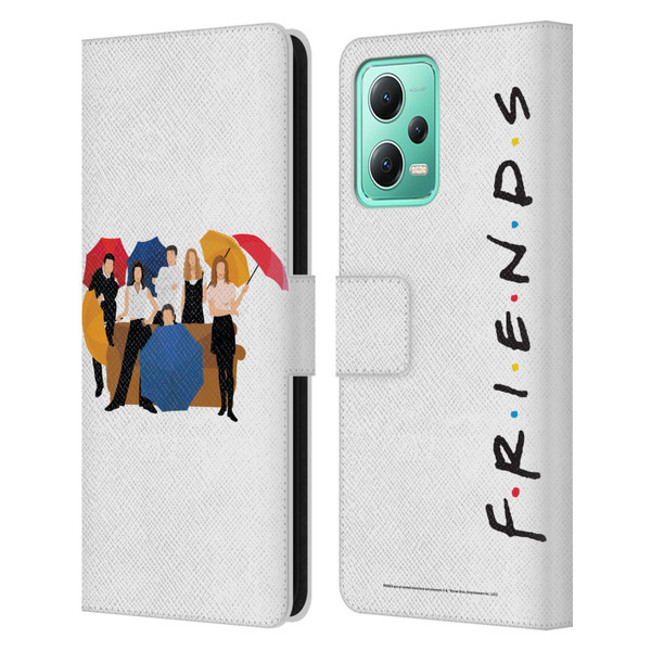 Friends TV Show Key Art Logo Opening Sequence Leather Book Wallet Case Cover For Xiaomi Redmi Note 12 5G