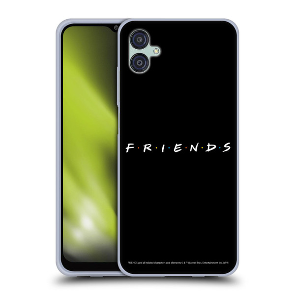 Friends TV Show Logos Black Soft Gel Case for Samsung Galaxy M04 5G / A04e