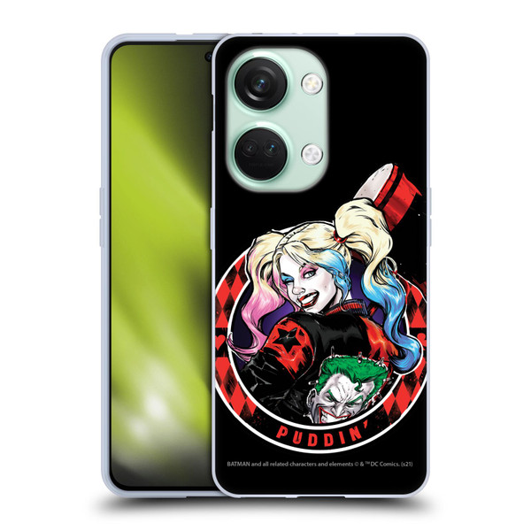 Batman DC Comics Harley Quinn Graphics Puddin Soft Gel Case for OnePlus Nord 3 5G