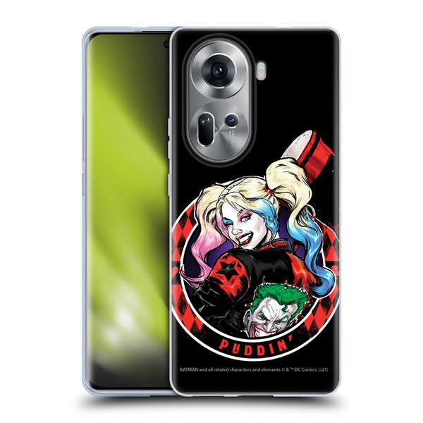 Batman DC Comics Harley Quinn Graphics Puddin Soft Gel Case for OPPO Reno11