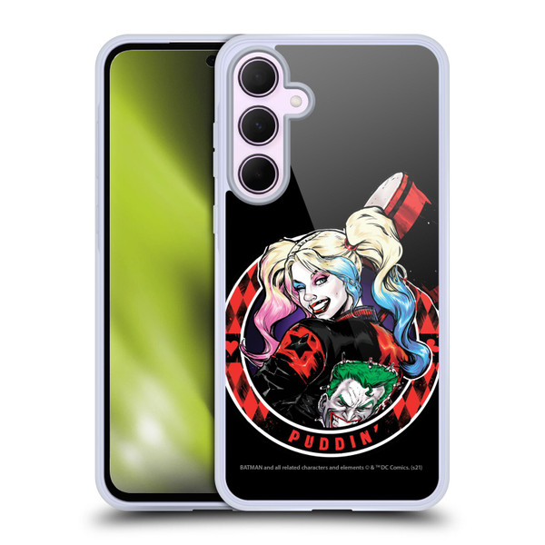 Batman DC Comics Harley Quinn Graphics Puddin Soft Gel Case for Samsung Galaxy A35 5G
